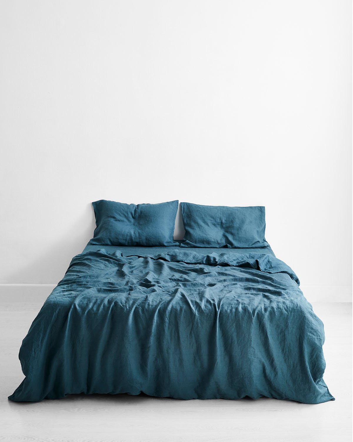 Petrol 100% Flax Linen Pillowcases (Set of Two)